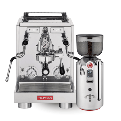 La Pavoni Botticelli Specialty Dual Boiler & Cilindro Coffee Machine & Grinder Bundle