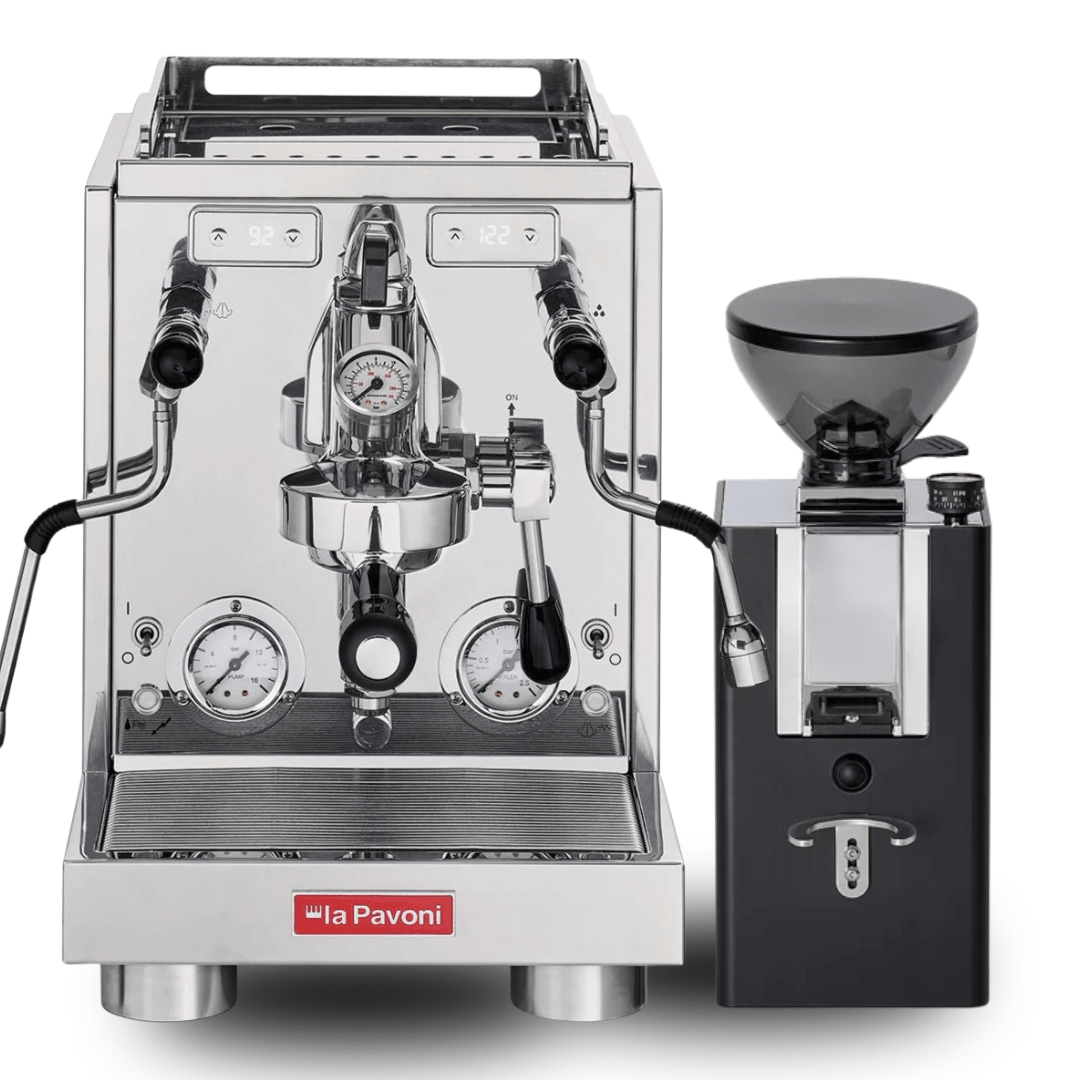 La Pavoni Botticelli Specialty & Kube V2 Coffee Machine & Grinder Bundle - Prestige Coffee-La Pavoni-Chrome