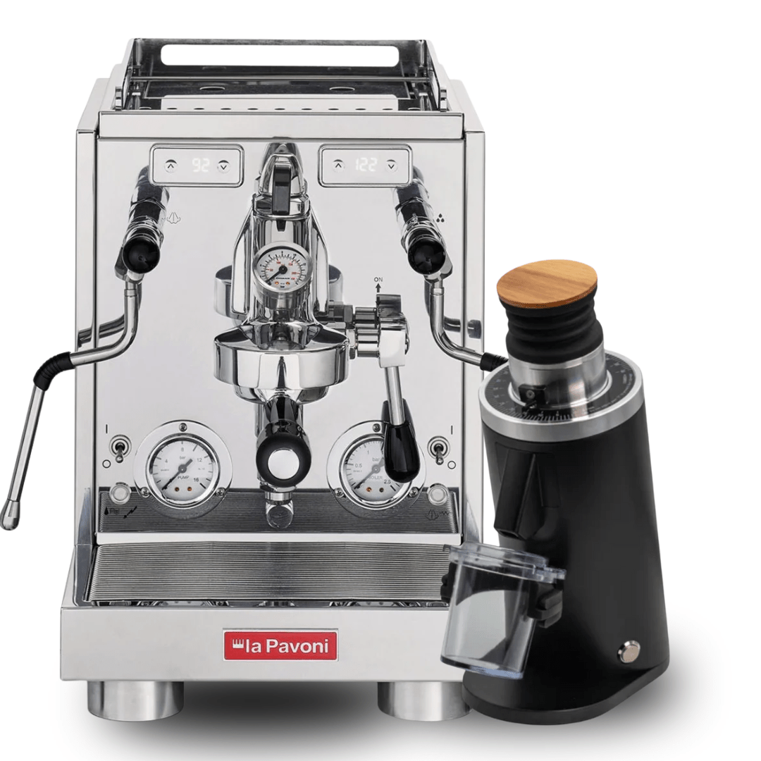 La Pavoni Botticelli Specialty & Turin DF54 Bundle - Prestige Coffee - La Pavoni - Black