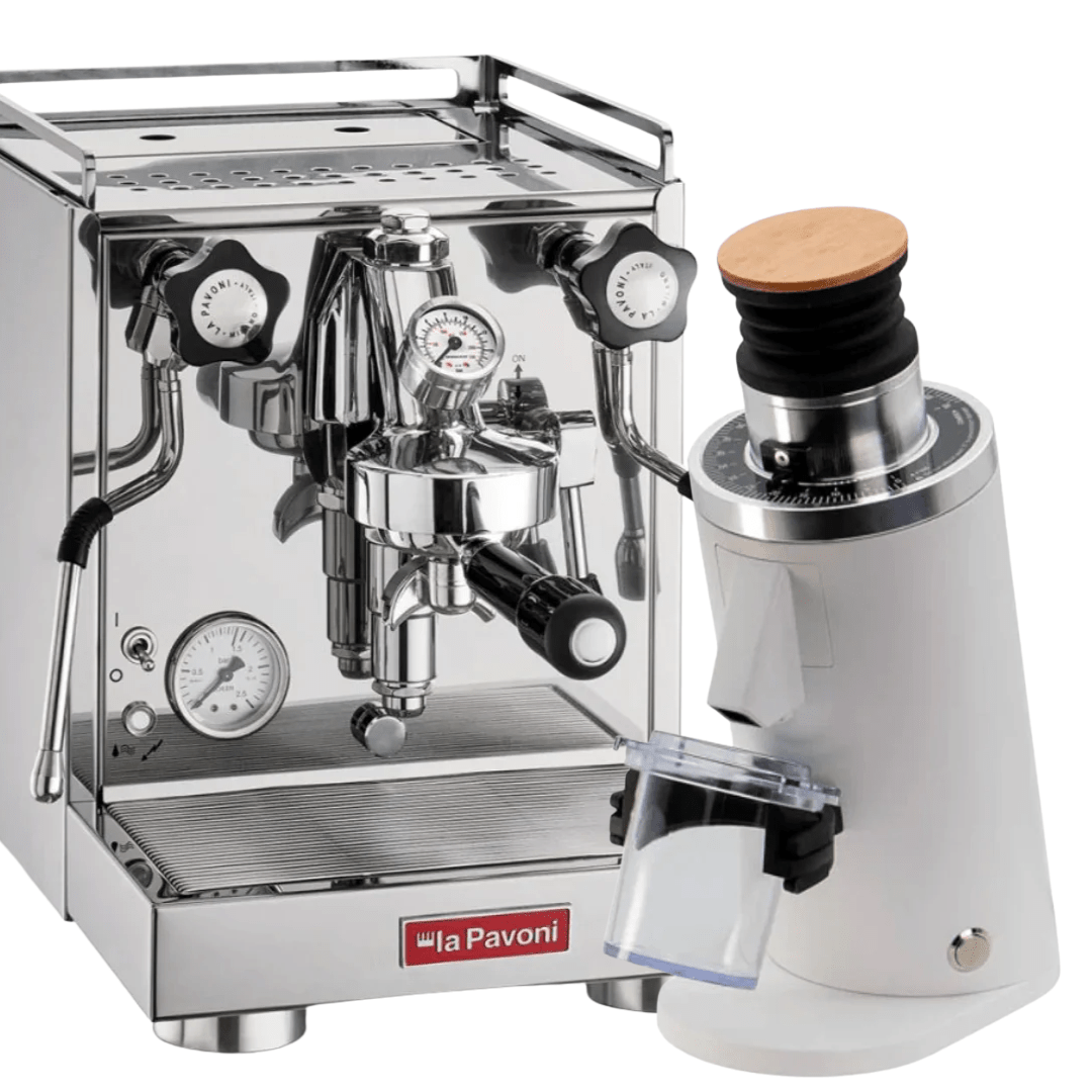 La Pavoni Cellini Classic V2 + 𝗧𝘂𝗿𝗶𝗻 𝗗𝗙54 Bundle - Prestige Coffee - La Pavoni - Stainless