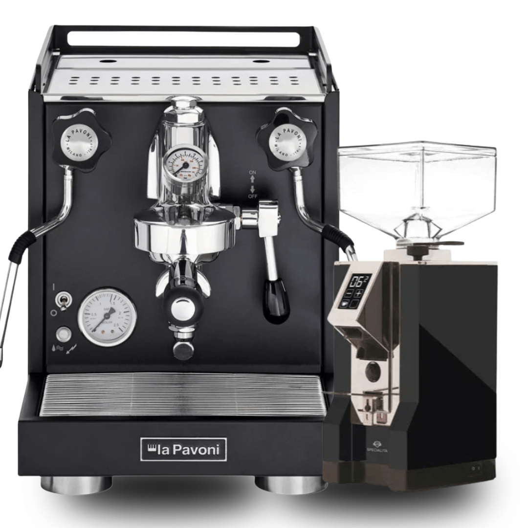 La Pavoni Cellini Classic V2 & Eureka Specialita Bundle - Prestige Coffee - La Pavoni - Stainless