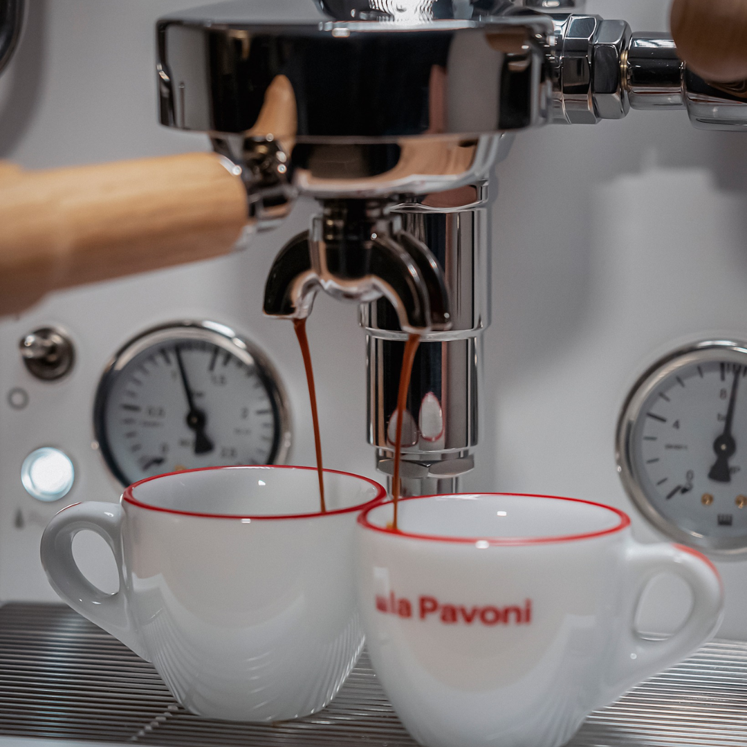 La Pavoni Cellini Evoluzione RT V2 White & Oak Coffee Machine