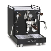 La Pavoni Cellini Evolution PID Black & Walnut Coffee Machine - Prestige Coffee-La Pavoni-Black