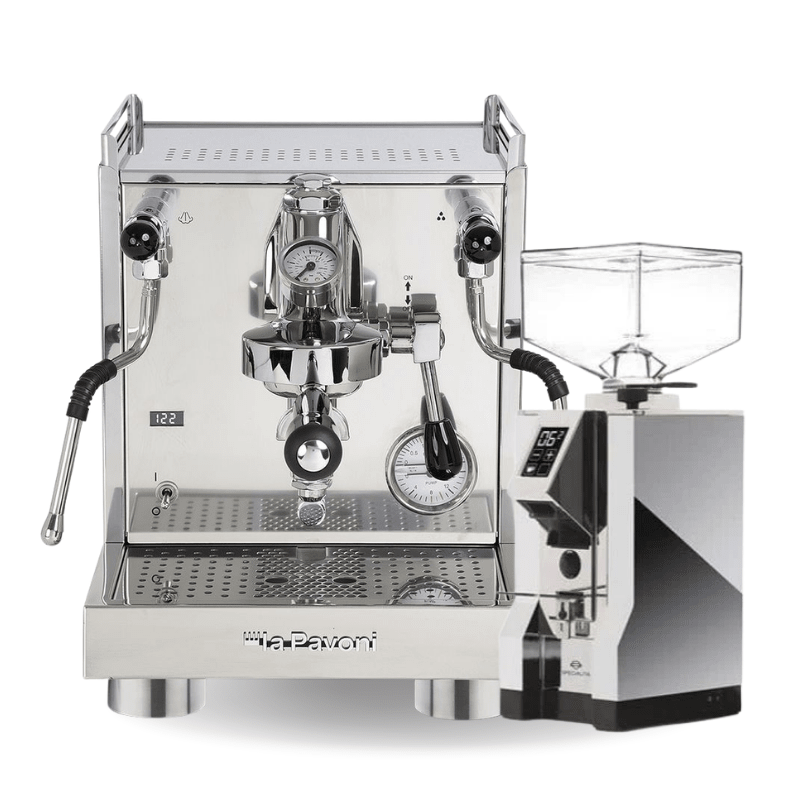 La Pavoni Cellini Evolution PID & Eureka Specialita Coffee Machine & Grinder Bundle - Prestige Coffee-La Pavoni-Stainless