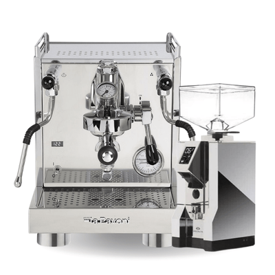 La Pavoni Cellini Evolution PID espresso machine and Eureka Specialita grinder bundle