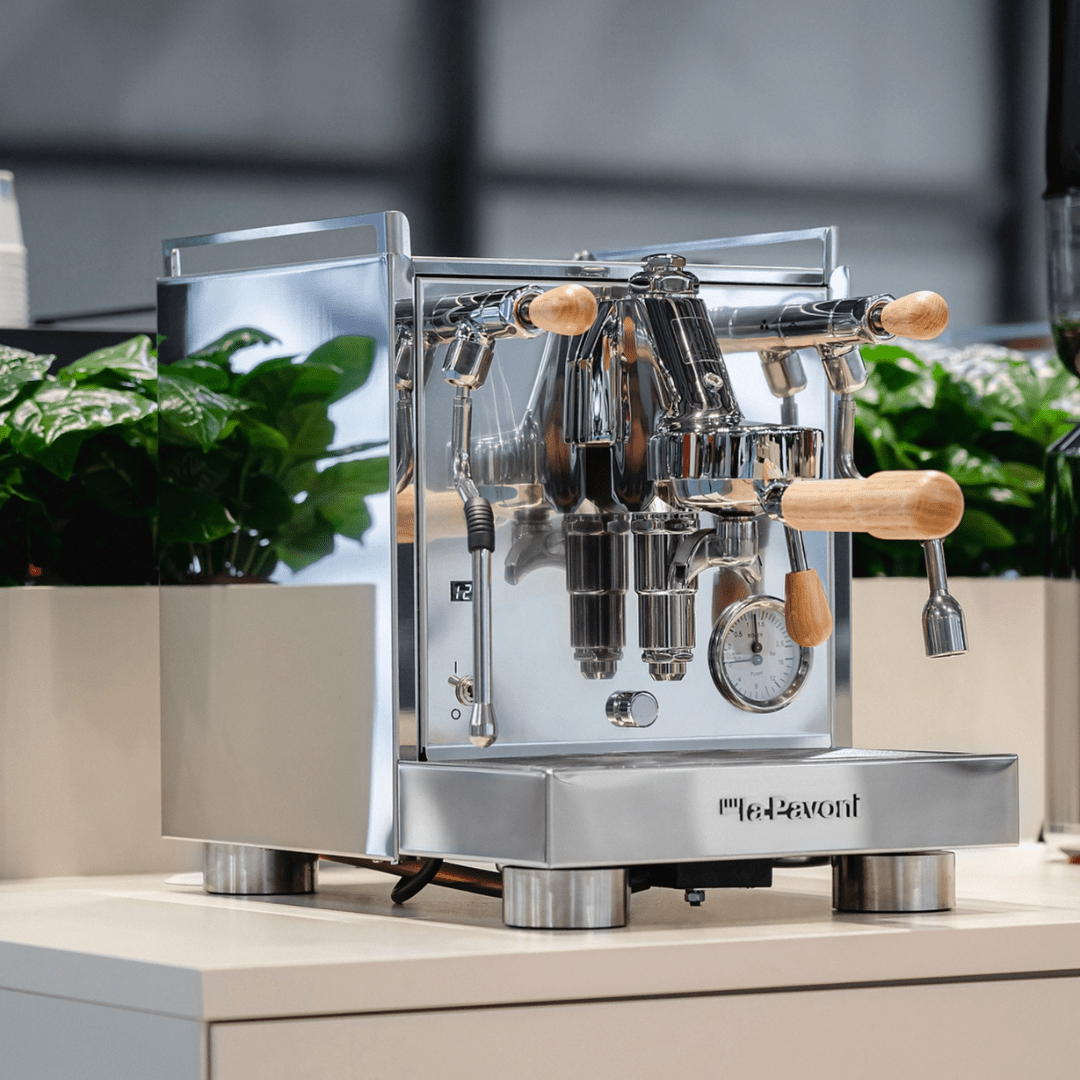La Pavoni Cellini Evolution PID Stainless & Black Bakelite Coffee Machine - Prestige Coffee-La Pavoni-Stainless