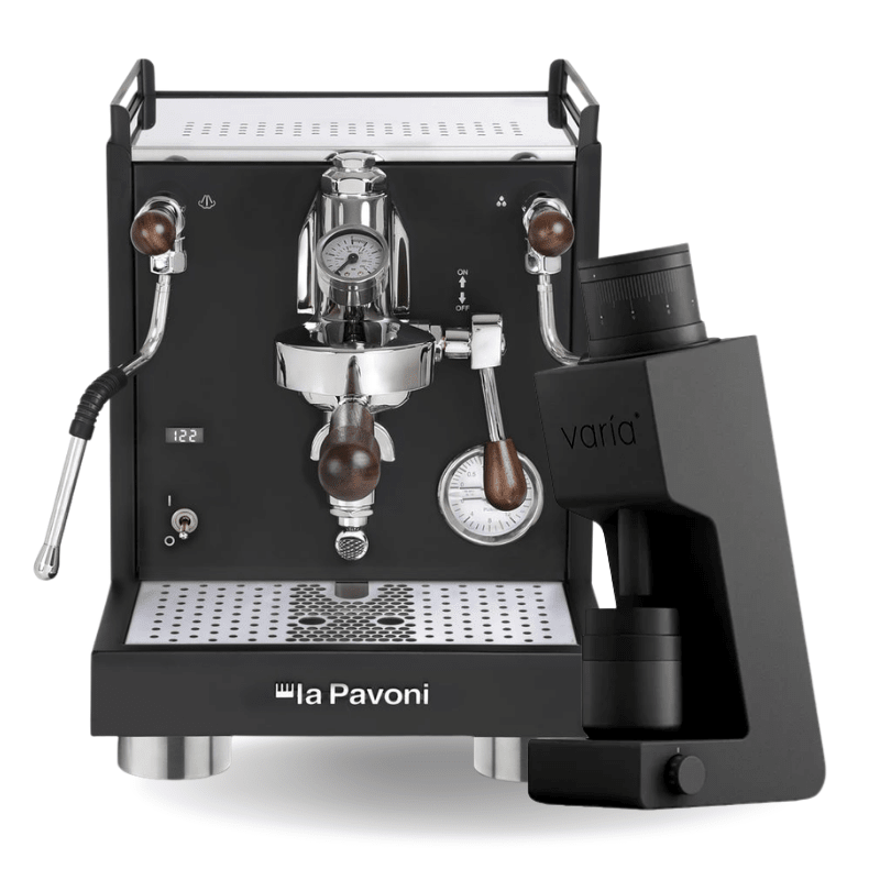 La Pavoni Cellini Evolution PID & Varia VS4 Coffee Machine & Grinder Bundle - Prestige Coffee-La Pavoni-Black