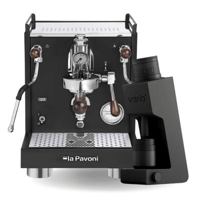 La Pavoni Cellini Evolution PID espresso machine and Varia VS4 grinder bundle