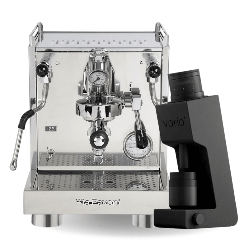 La Pavoni Cellini Evolution PID & Varia VS4 Coffee Machine & Grinder Bundle - Prestige Coffee-La Pavoni-Stainless