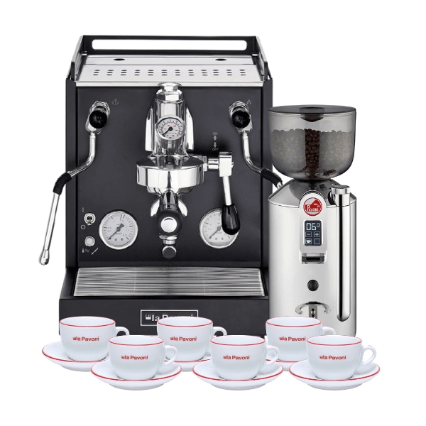 La Pavoni Cellini Evoluzione RT V2 Coffee Machine - Prestige Coffee-La Pavoni-Black
