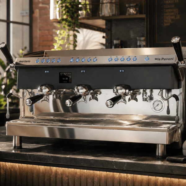 La Pavoni Desiderio Coffee Machine - Prestige Coffee-La Pavoni-White
