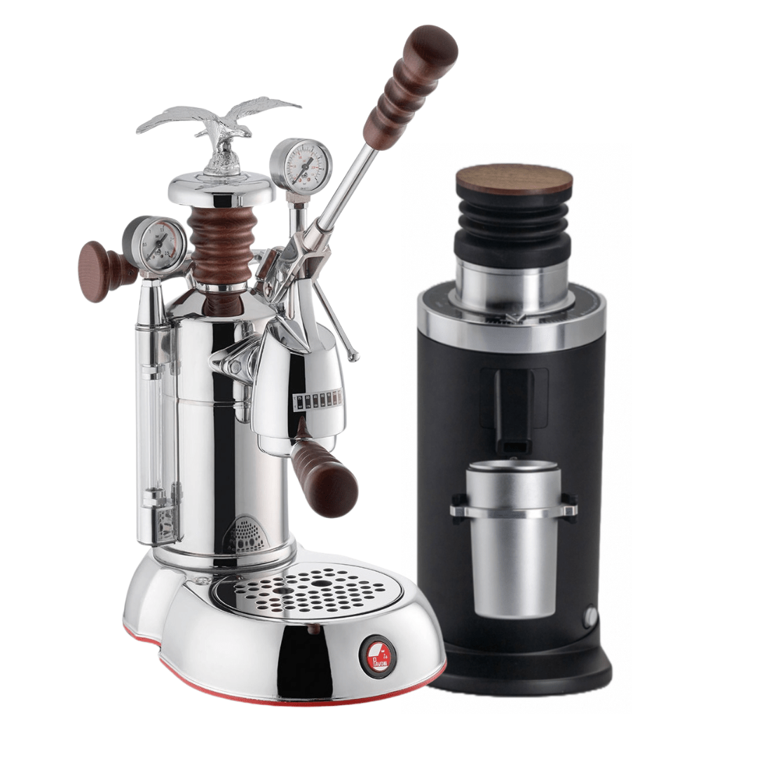 La Pavoni Esperto Abile & Turin DF64 Gen 2 Bundle - Prestige Coffee - La Pavoni - Black