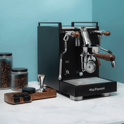 La Pavoni Mini Cellini X Black & Walnut Coffee Machine - Prestige Coffee-La Pavoni-Black