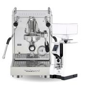 La Pavoni Mini Cellini X Stainless & Eureka Specialita Coffee Machine & Grinder Bundle - Prestige Coffee-La Pavoni-White