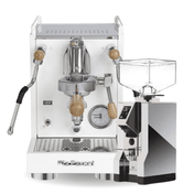 La Pavoni Mini Cellini X White & Eureka Specialita Coffee Machine & Grinder Bundle - Prestige Coffee-La Pavoni-Chrome