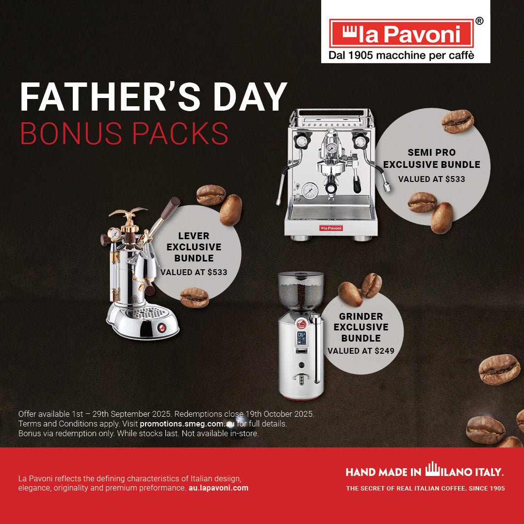 La Pavoni Professional Lusso Copper Gold Coffee Machine + FREE Bonus Pack - Prestige Coffee - La Pavoni - Copper
