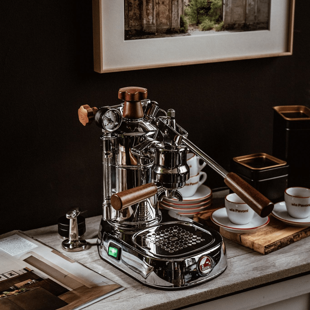 La Pavoni Professional Lusso PLH Factory Seconds + FREE La Pavoni Lever Kit - Prestige Coffee - La Pavoni - Chrome