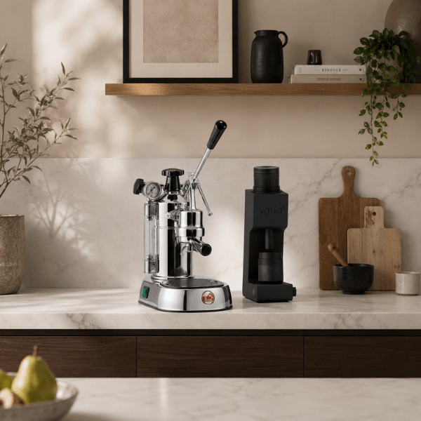 La Pavoni Professional Lusso & Varia VS4 Coffee Machine & Grinder Bundle - Prestige Coffee-La Pavoni-