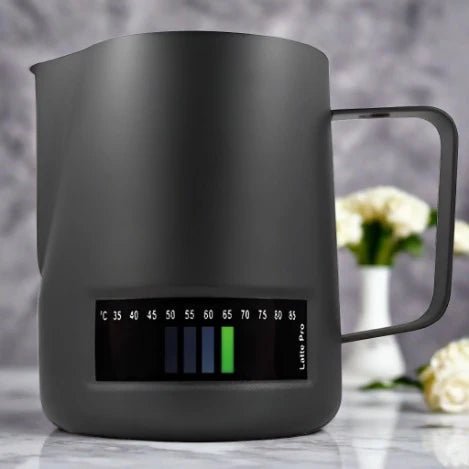 Latte Pro Milk Jug 600ml - Black - Prestige Coffee - Latte Pro - Black