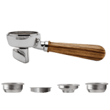 Lelit 58mm 2 Way Filter Holder Zebra Wood - Prestige Coffee - Lelit - 