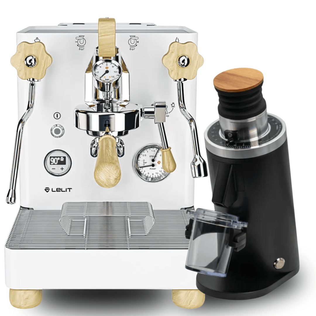 Lelit Bianca & Turin DF54 Bundle - Prestige Coffee - Lelit - White