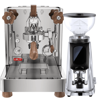 Lelit Bianca V3 espresso machine and Fiorenzato AllGround Sense grinder bundle