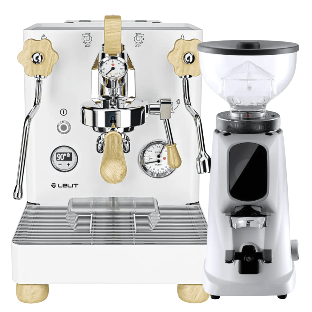 Lelit Bianca V3 & Fiorenzato AllGround Sense Bundle - Prestige Coffee - Lelit - White