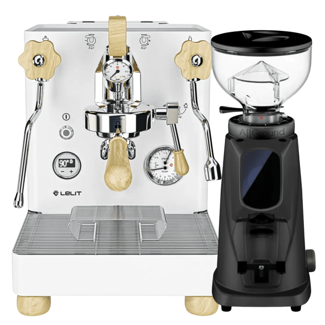 Lelit Bianca V3 & Fiorenzato AllGround Sense Bundle - Prestige Coffee - Lelit - White