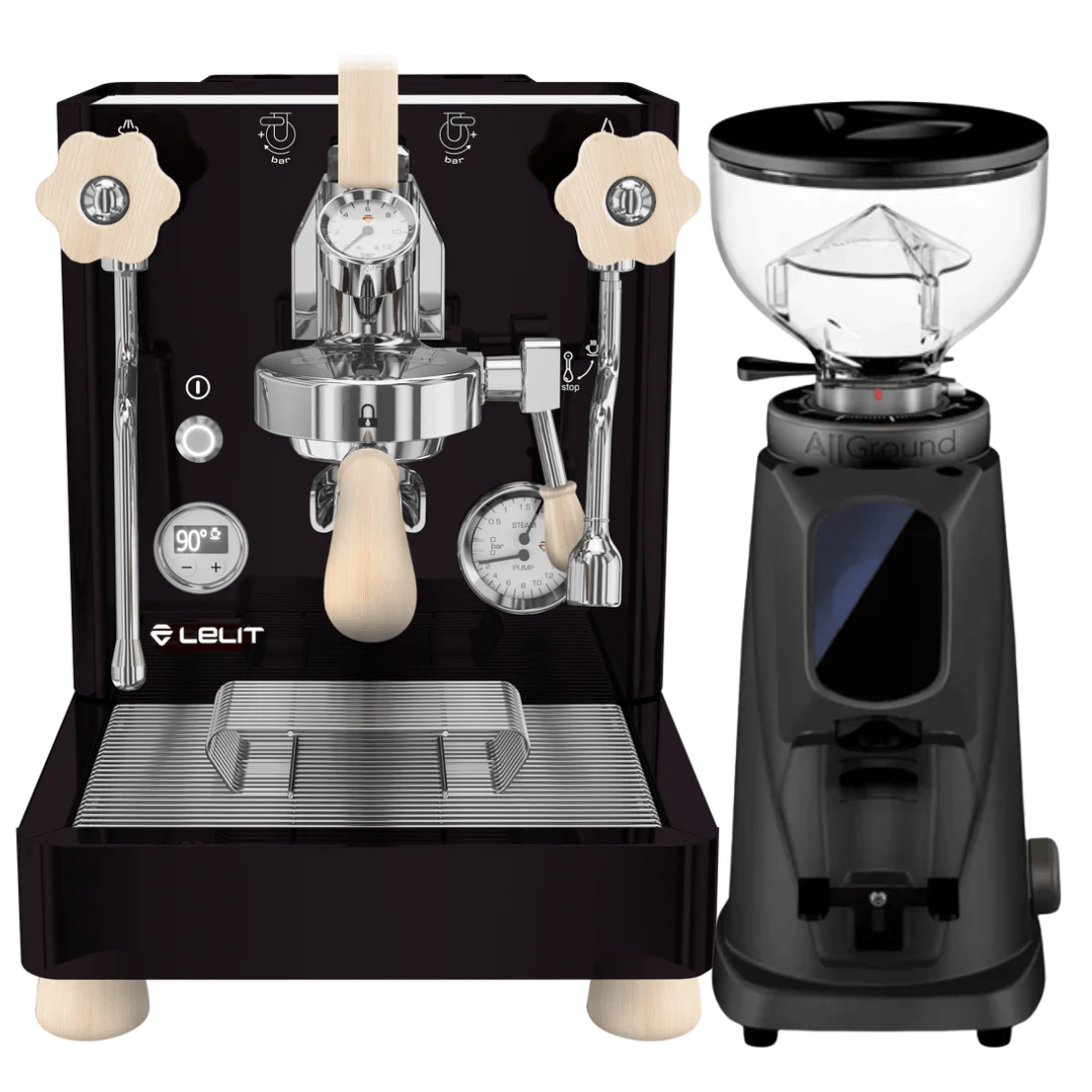Lelit Bianca V3 & Fiorenzato AllGround Sense Bundle - Prestige Coffee - Lelit - Black