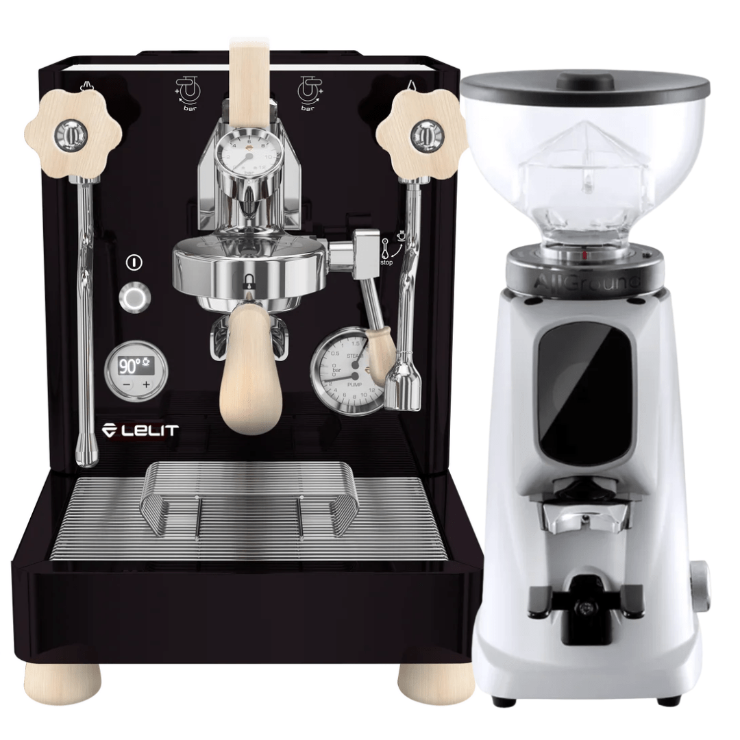 Lelit Bianca V3 & Fiorenzato AllGround Sense Bundle - Prestige Coffee - Lelit - Black