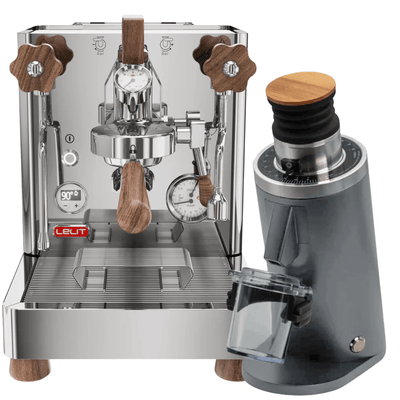 Lelit Bianca V3 espresso machine and Turin DF54 grinder bundle