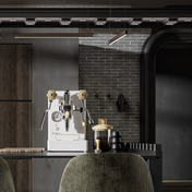 Lelit Mara X V2 PL62X White Coffee Machine Lifestyle Photo