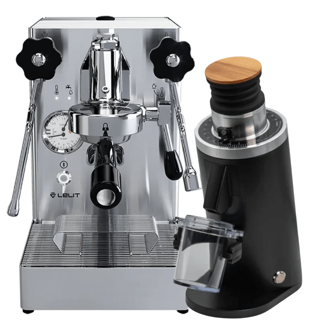 Lelit Mara X V2 Stainless + 𝗧𝘂𝗿𝗶𝗻 𝗗𝗙54 Bundle - Prestige Coffee - Lelit - Black