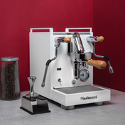 La Pavoni Mini Cellini X White & Oak Coffee Machine + 𝗕𝗢𝗡𝗨𝗦 4 𝗠𝗢𝗡𝗧𝗛 𝗖𝗢𝗙𝗙𝗘𝗘 𝗦𝗨𝗕𝗦𝗖𝗥𝗜𝗣𝗧𝗜𝗢𝗡