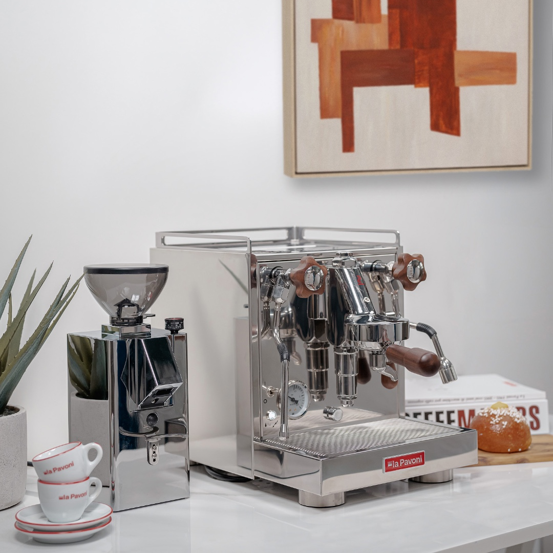 La Pavoni Cellini Classic V2 Coffee Machine BONUS $120 Italian Coffee Cups