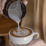 Normcore handleless barista milk jug 600ml from above