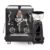 Profitec Drive espresso machine and Fiorenzato AllGround Sense grinder bundle in black