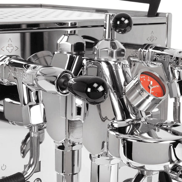 Profitec Drive and Turin DF54 bundle in black, detail view