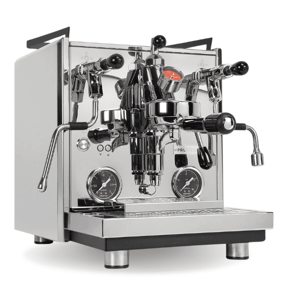 Profitec Drive espresso machine and Turin DF54 grinder bundle in black