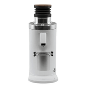 Profitec Drive and Turin DF64 V2 bundle with white grinder, feature view
