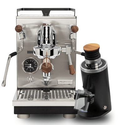 Profitec Jump espresso machine and Turin DF54 grinder bundle