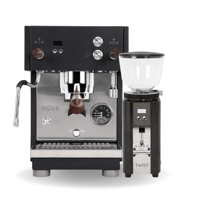 Profitec Move espresso machine and Profitec Twist A54 grinder bundle