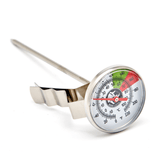 Rhino short milk thermometer with stainless steel clip