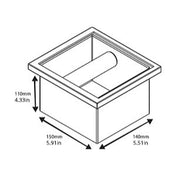 Rhino Square In Bench Knock Chute