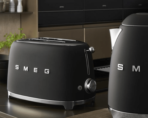 Smeg 50's Style 2 Slice Toaster TSF01 - Carton Damaged - Prestige Coffee-Smeg-Black