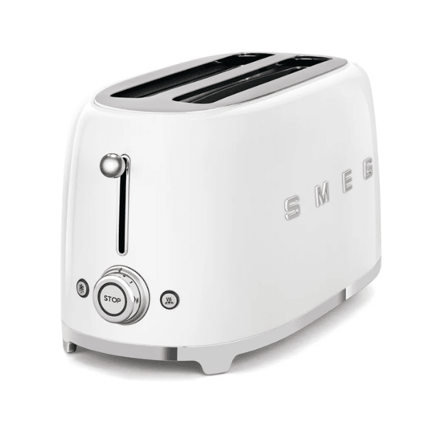 Smeg 50's Style Long 4 Slot Toaster TSF02 - Carton Damaged - Prestige Coffee-Smeg-Cream