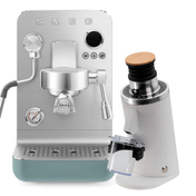 Smeg Minipro EMC02 & Turin DF54 Bundle - Prestige Coffee - Smeg - Green