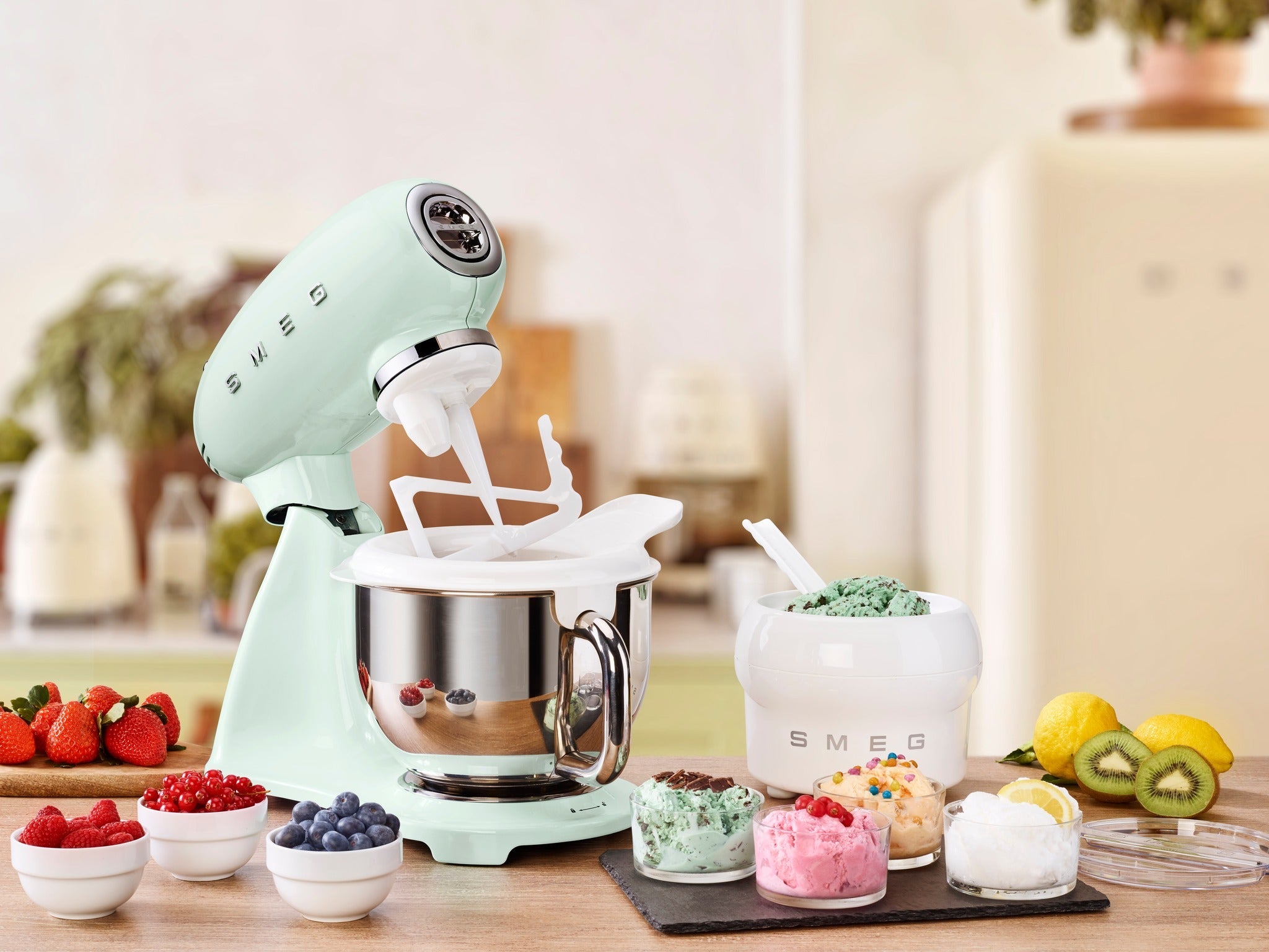 Smeg Stand Mixer SMF03 - Carton Damaged - Prestige Coffee - Smeg - Cream