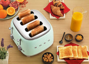 Smeg TSF03 4 Slice Toaster - Carton Damaged - Prestige Coffee - Smeg - Green