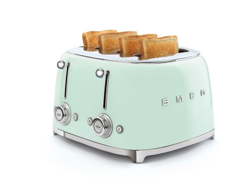 Smeg TSF03 4 Slice Toaster - Carton Damaged - Prestige Coffee - Smeg - Green